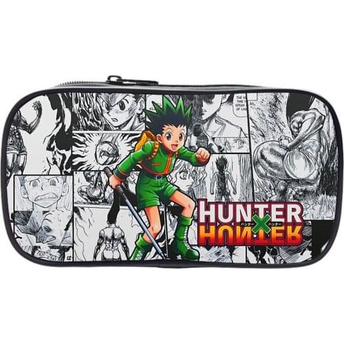 NEW Hunter X Hunter Pencil Case Cartoon Storage Cosmetic Bag 3D Print Anime Kids School Supplies Stationery Make Up Box