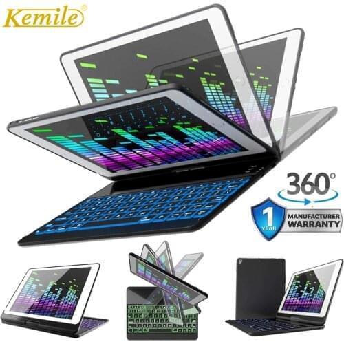 Case Keyboard For iPad Air 3 10.5 2019 Case 360 Rotate Wireless Bluetooth Backlit Keyboard Cover For iPad Air 3 Pro 10.5 Case