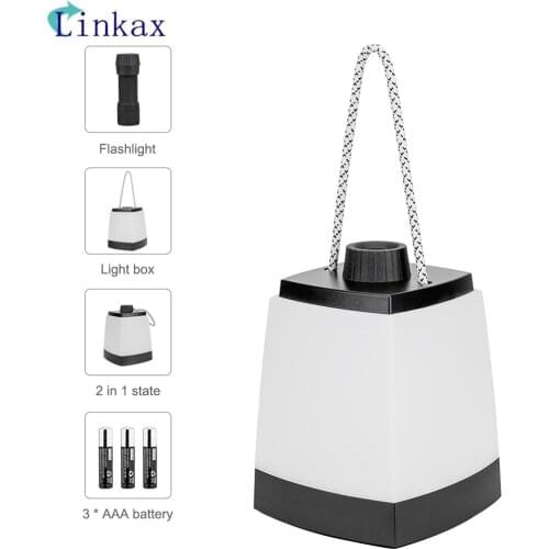 COB LED Camping Lantern Flashlight Multi-function COB LED Portable light for Outdoor Camping Fishing Hiking Lamp Lantern Light