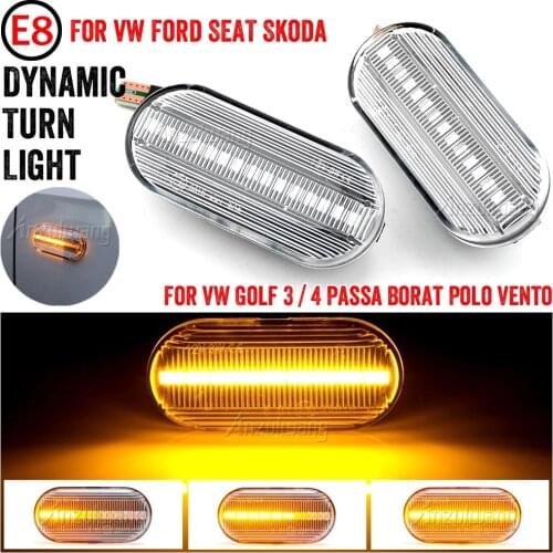 Dynamic LED Side Marker Signal Light Indicator Lamp For SEAT Leon 1P Ibiza Mk3 6L Mk4 6J Toledo Exeo Sedan Exeo Sedan Exeo ST