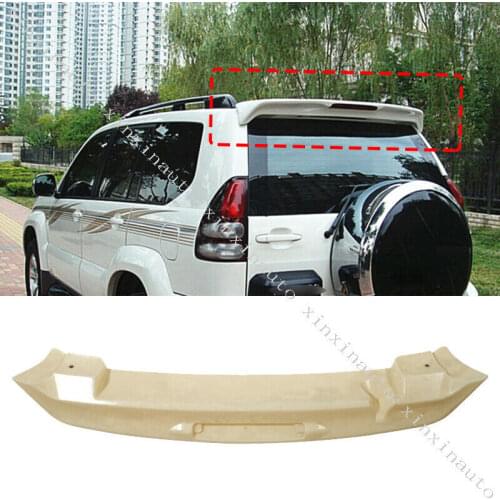 For Toyota Land Cruiser Prado FJ120 2003-2009 1pcs Unpainted Rear Spoiler Wing