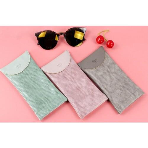 Snake PU Leather Eyewear Cases Glasses Box Sunglasses Bag Spectacle Bag Eyewear Accessories For Women Men