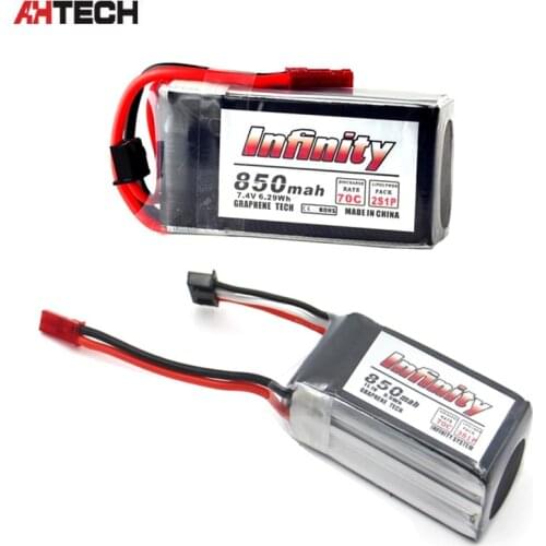 Infinity 2S 3S 7.4V /11.1V 850mAh 70C Graphene LiPo Battery JST Connector for RC Multicopter Model