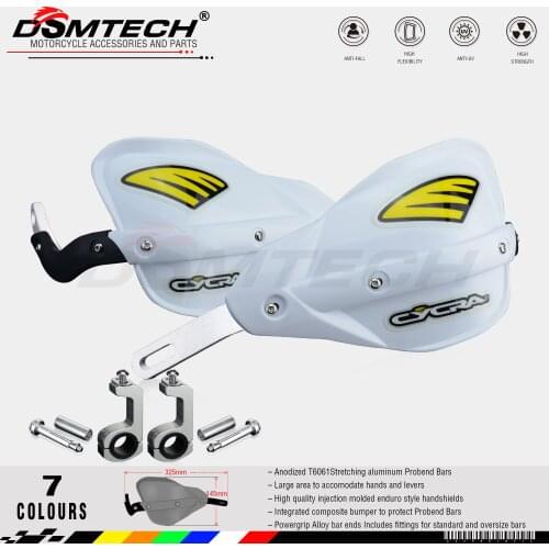 DSMTECH Probend Handguards For KTM ADV EXC Enduro Husqvarna TE CRF WRF DRZ KLX Motorcycle Dirt Bike ATV silver probend bars