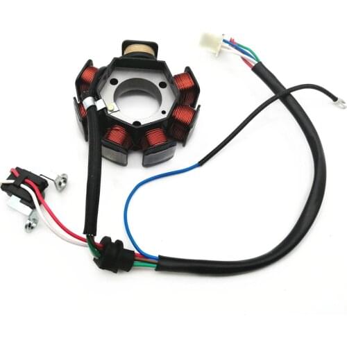 Brand New Motorcycle YBR125 inner rotor kit ignition stator magneto coil for Yamaha 125cc YBR 125 in DC model 8 pole