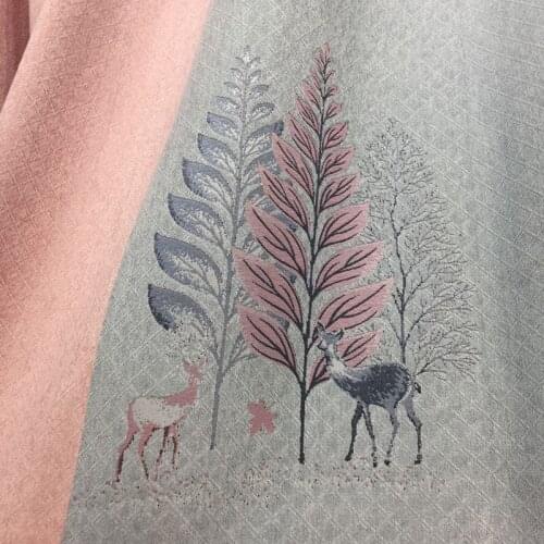 Thick Velvet High Shading Simple Curtain Seamless Stitching Curtain for Living Room Bedroom