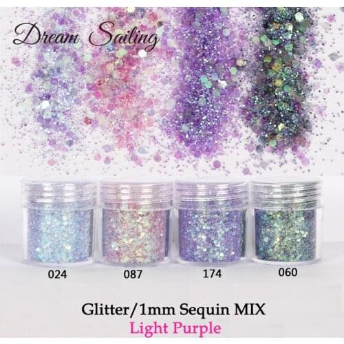 Nail Art Decoration Nail Glitter Pigment Flakes Holographic Laser Chameleon Nail Sequin Paillettes Powder Dust 10ml Manicure