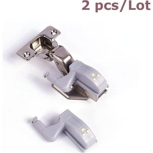 Hinge Attached Led Light for Cupboard Cabinet Wardrobe Closet Battery Powered Lamp