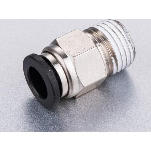 Tube size 1/4mm-1/8 NPT Thread straight PC push in quick connector pneumatic pipe fitting