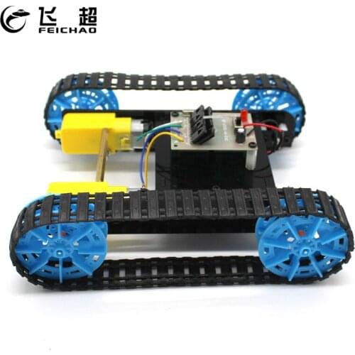 FEICHAO DIY Tank for Primary & Middle School Students Handmade Technology with Remote Control Tank RC Model Toy Car Kit