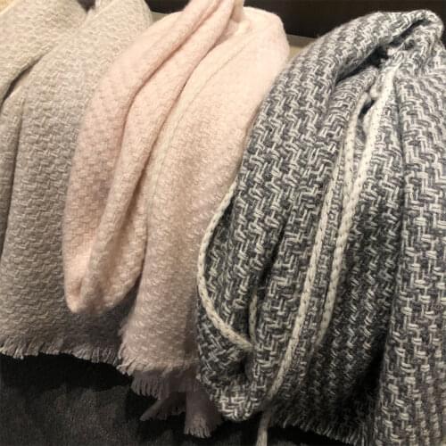 Natural 100% Cashmere Scarf Women Soft Comfortable Soft Warm Thick Scarf Shawl Warm Casual Winter Ladies Scarf