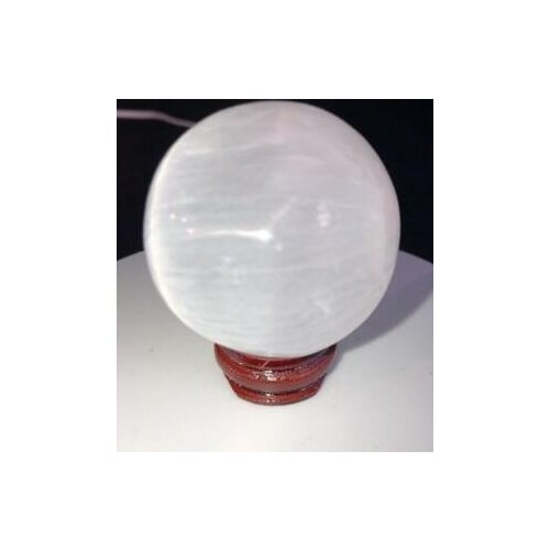 75-80mm SPHERES BALL SELENITE CRYSTAL QUARTZ NATURAL SPECIMEN HEALING