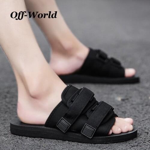 Summer Men Slippers Outdoor Clogs Couple Size 35-46 Flip Flops Slippers Unisex Women Casual Beach Sandals Indoor Slides For Men