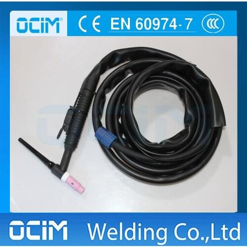 WP26 TIG Welding Torches 4M Black Handle Air Cooled Gun 250Amp