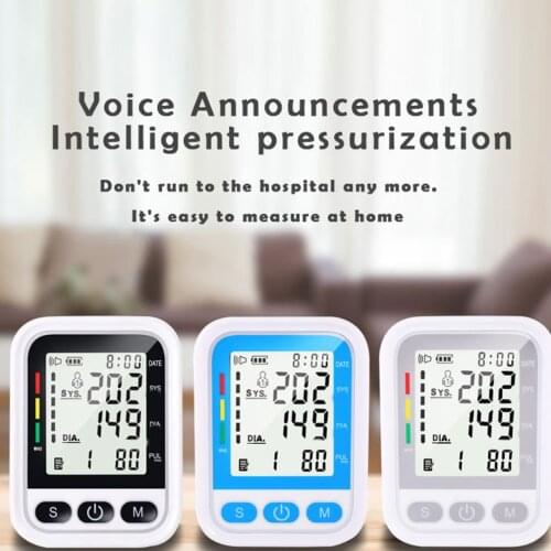 Family Sphygmomanomete Wrist Pressure Monitor Equipment Tonometer Home Pressure Monitor With Voice Function For Monitor 2020