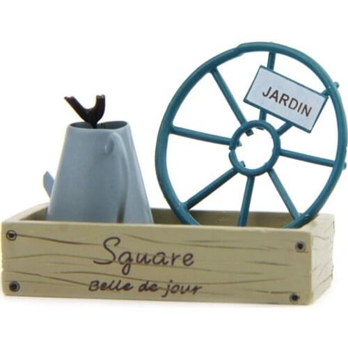 Zakka Kawaii Puppy Figures Toys Resin Figurines Flowerpot Toys Garden Stands Decor Ornaments Props Children Toys