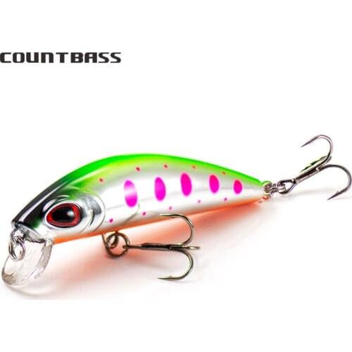 1pc COUNTBASS 65mm 11g Heavy Sinking Minnow Fishing Lures for Trout, Black Bass, Perch Wobblers Jerk Your Bait Hardlure