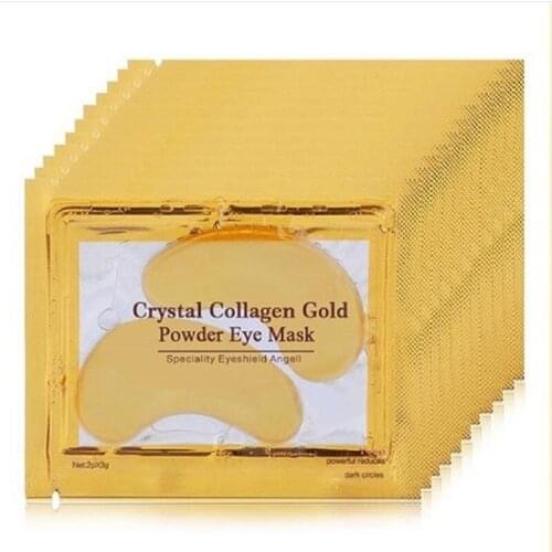 100pcs=50packs Gold collagen Eye serum Eye Patches eye mask for face Care Moisturizing Dark Circles Remove Mask Eyes Serum