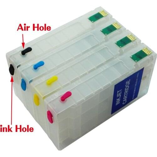 4pcs/Lot T7021-T7024 Refillable Ink Cartridges for Epson WP-4000series 4015DN 4095DN 4500series with ARC Chips On High Quality