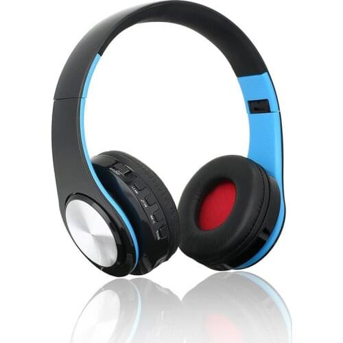 Wireless Headphones Bluetooth-compatibleHeadset Foldable Headphone Adjustable Earphones With Microphone For PC mobile phone Mp3