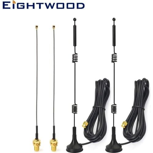 RP-SMA WiFi Antenna 15cm IPEX IPX U.FL to RP-SMA Cable 2pcs for Intel Fenvi Wireless Mini PCI Express PCIE Network Card Adapter