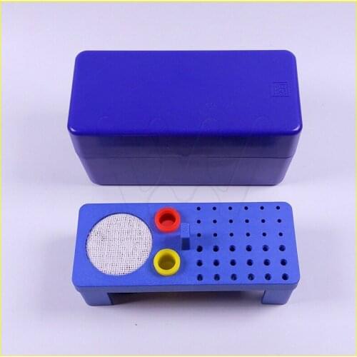 72-Holes Endo Box For Bur Reamer Gutta Percha Points Dental Sterilize