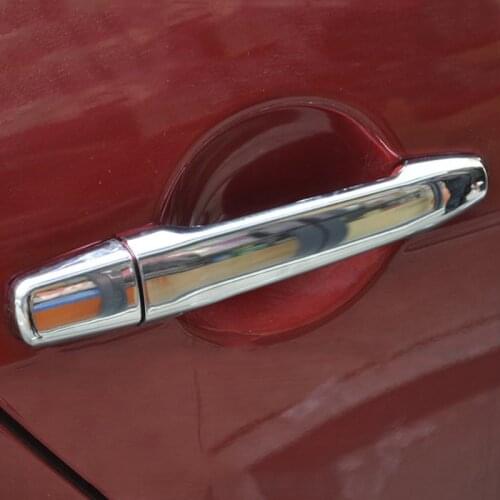For Mitsubishi Outlander 2013-2016 ASX 2010 2011 2012 Sport RVR Lance 2008 Chrome ABS Door Handle Cover Trim Styling Accessorie