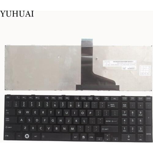 NEW Keyboard for TOSHIBA SATELLITE L850 L850D P850 L855 L855D L870 L870D US Black laptop keyboard