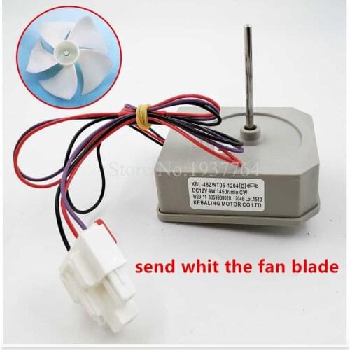 100% new for good working High-quality for Refrigerator motor freezer KBL-48ZWT05-1204 + Wind blade set
