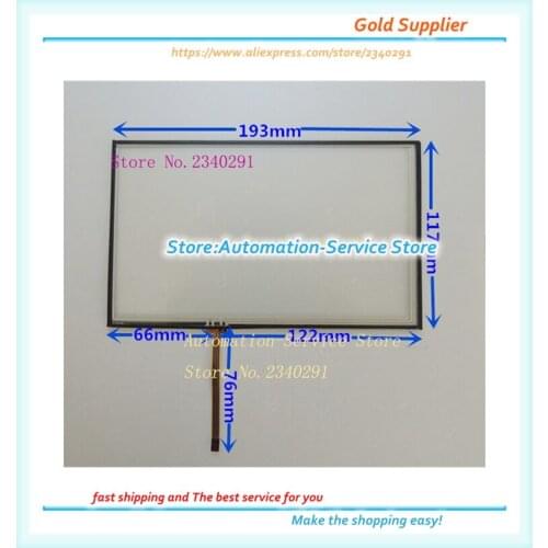 New 8 Inch 193*117 Touch Screen For GPS Car Navigation DVD Car Audio Touch Panel Screen