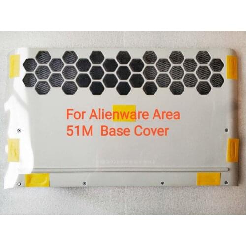 New Lower Case Bottom Base Cover Access Panel Door For Dell Alienware Area 51m ALWA51M 07KM57 0dvv0v 01DV4W 04HT0V
