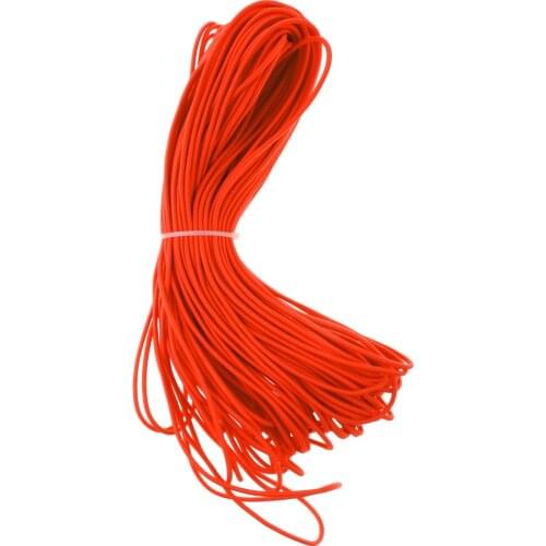 Orange 3mm 0.5-100m Strong Bungee Rope Shock Cord Tie Down Strap Trailer Boat Kayak/ Replacement Tent Folding Rod Elastic Rope