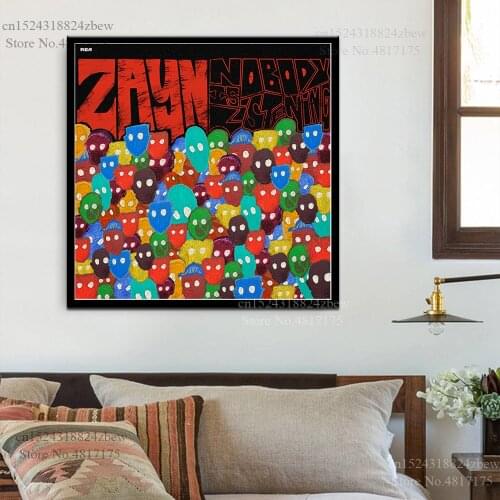 ZAYN Poster Rapper Singer Music Album Nobody Is Listening Mind of Mine Canvas Painting Wall Art Posters and Prints Home Decor