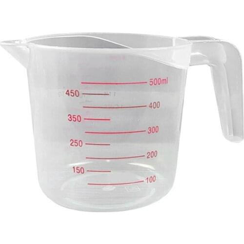 60% Hot Sale 250/500/1000ml Double Scale Transparent Measuring Cup Kitchen Weighing Tool