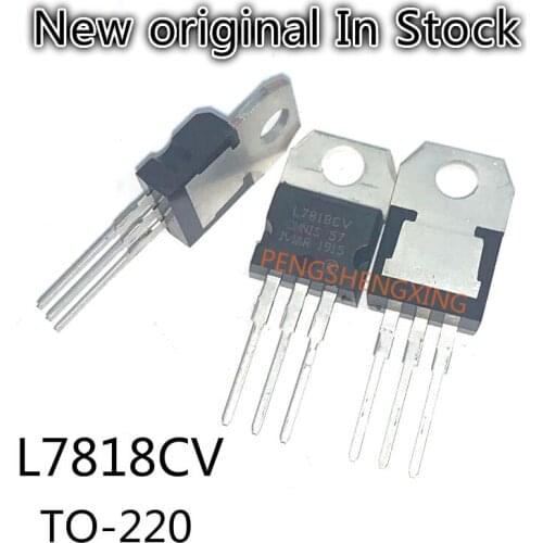 10PCS/LOT L7818 L7818CV LM7818 three-terminal voltage regulator TO-220 New original spot hot sale