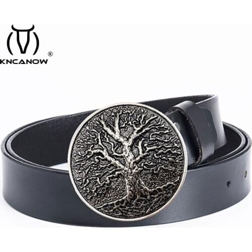 New Style Women Leather Belts Luxury Design Waistband Round Buckle Women Casual Jeans Fashion Tide High Quality Belt Riem Dames