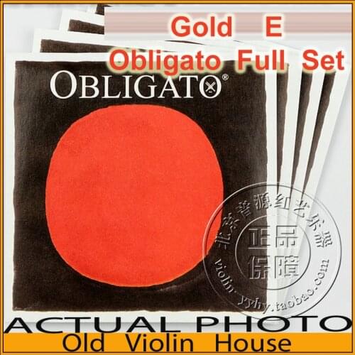 Original Pirastro Gold E Obligato violin strings (411021), full set,made in Germany,Hot sell