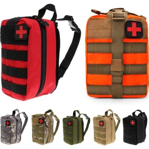 Tactical Medical Bag Outdoor Survival Kits Multifunctional Waist Pack For Travel Camping Climbing Emergency Case First Aid Kit