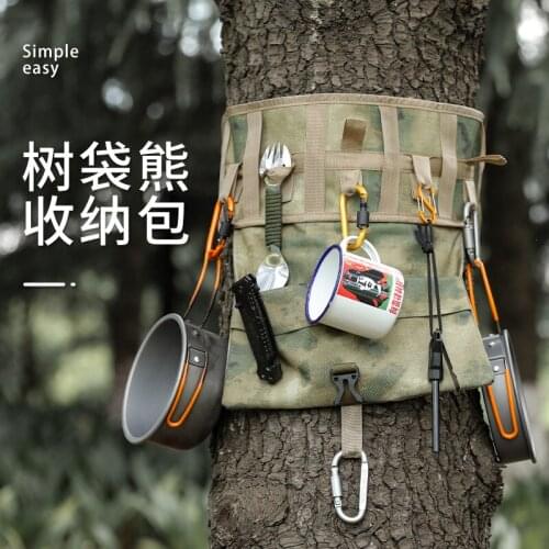 Oxford Cloth Convenient Storage Packag Outdoor Chopsticks Spoon Fork Holding Camping Equipment Hanging Bag Tableware To Receive