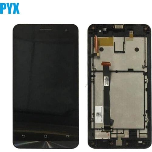 LCD Display With Touch Screen Digitizer Assembly For ASUS Zenfone 5 Zenfone5 A501CG A500CG A500KL With Frame FreeShipping