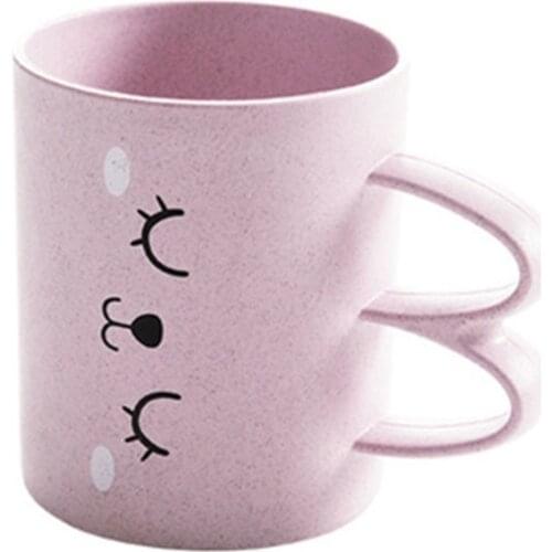 1PC Cartoon Cute Toothbrush Cup Bathroom Tumblers Washing Tools Home Expression Mouthwash Cups Toothbrush Mug Water Drink Cup