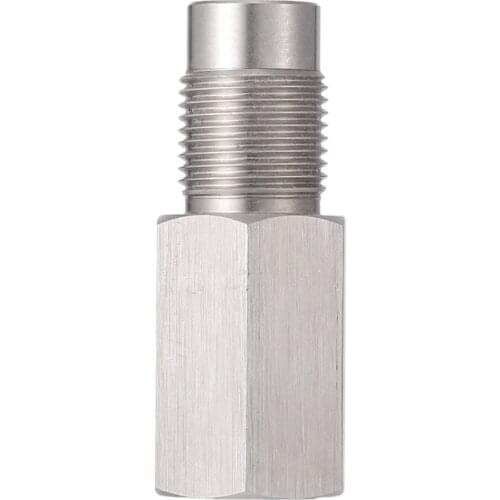 1 Pcs Engine Light O2 Oxygen Sensor Spacer Adapter Bung Built-In M18X1.5 Catalytic Converter Fix Check