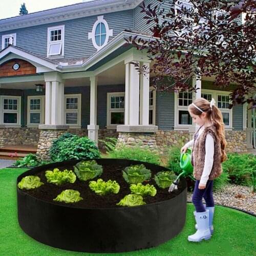 15-100 Gallons Fabric Grow Bags Breathable Felt Fabric Pots Planter Root Container Plant with Handle Garden Supplies Nursery Pot