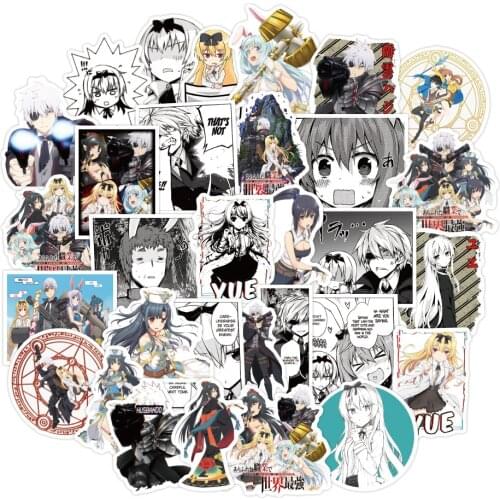 50Pcs ARIFURETA SHOKUGYOU DE SEKAISAIKYOU Anime Small Waterproof Stickers