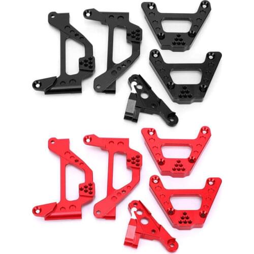 Aluminum Alloy Front Rear Shock Struts Damper Bracket Mount Fit for SCX10 III 1:10 RC Car