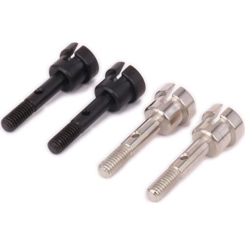 Freeshipping 2PCS Steel Wheel Shaft Axle For RC Hobby Car 1/16 HSP Monster Truck&Short Course 94186 94286 Upgraded Hopup Part