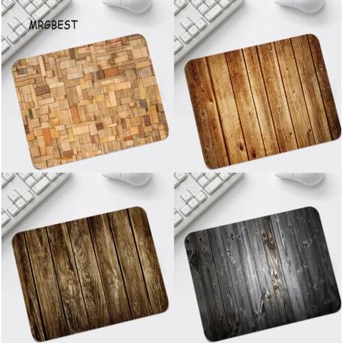 Big Promotion Wood HD Picture Mice Mats Notebook Non-slip Rubber Computer Mouse Pads Gamer Accessories Mouse Mat