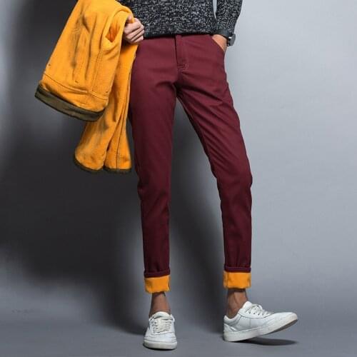 2021 New Design Casual Men pants Cotton Slim Pant Straight Trousers Fashion Business Solid Khaki Black Pants Men