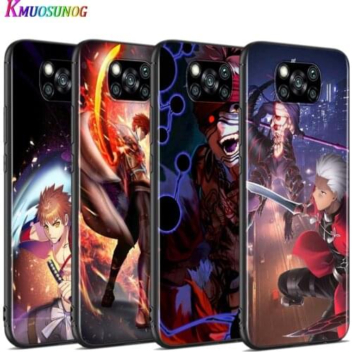 Fate Stay Night For Xiaomi Poco X3 NFC M2 X2 F2 F3 C3 M3 F1 Pro Mi Play Mix 3 A3 A2 A1 6 5 Lite Soft Phone Case