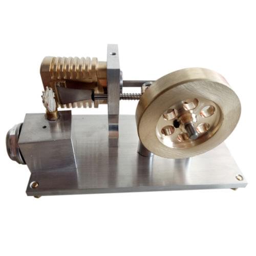 Powerful Hot Air Stirling Engine Flame Eater Alcohol Vacuum Motor Physics Toy